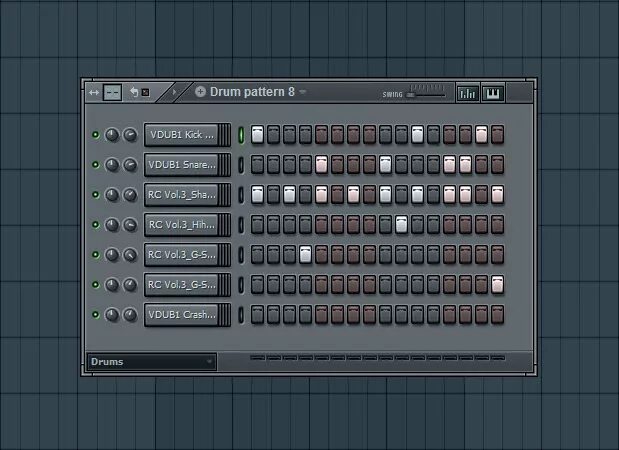 Барабаны в фл студио 20. Раскладка битов фл студио. Расстановка ударных в фл студио. Барабаны для FL Studio 20.