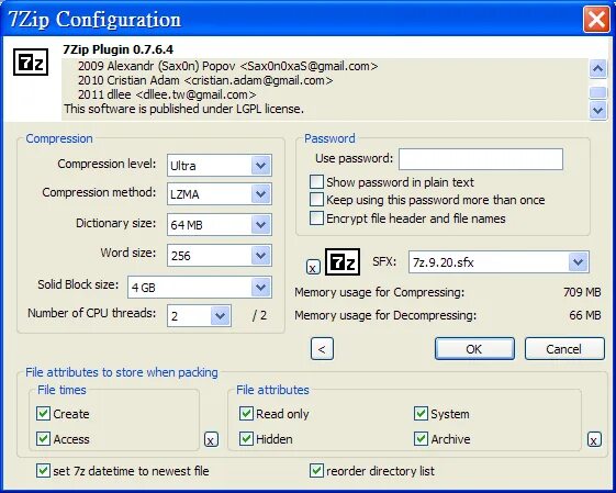 ЗИП плагин. 7zip SFX. 7-Zip configuration. Compression Level 7zip. Plugins zip