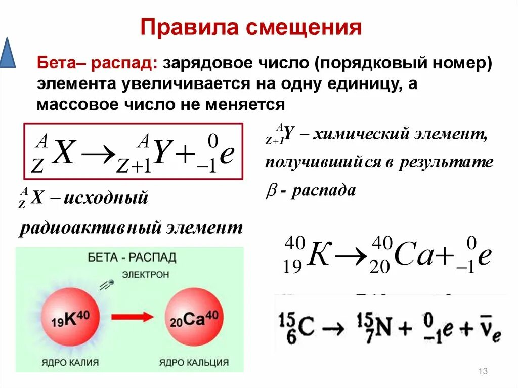 Чему равен бета распад. Правило смещения Содди для бета распада. Реакция Альфа распада и бета распада. Ядерные реакции Альфа и бета распад. Бета распад Содди.