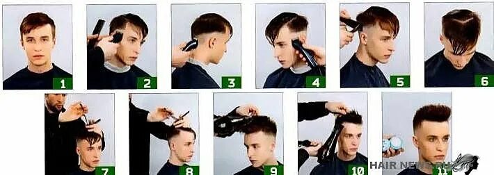 Стрижки полубокс пошагово. Схема стрижки андеркат пошагово. Мужская стрижка пошагово. Поэтапная стрижка мужская. Мужская стрижка поэтапно