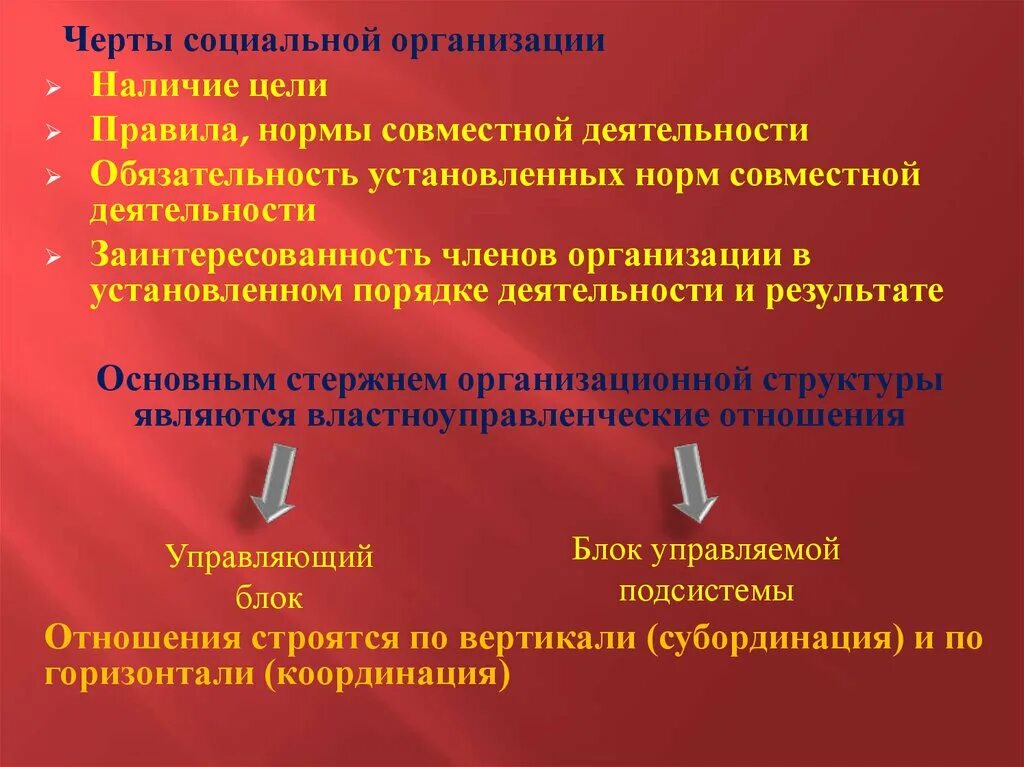 Черты социальных организаций. Черты социальной организации. Социальные черты. Нормы совместной деятельности. Черты организации.