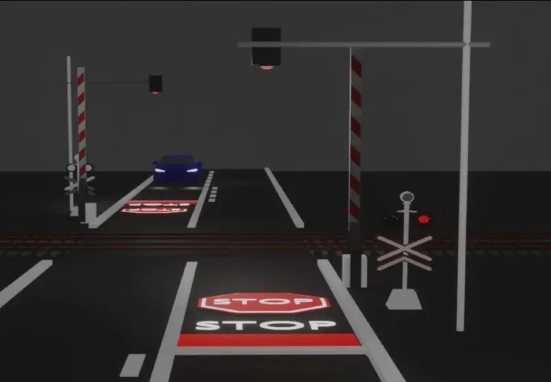 4. схема включения переездной сигнализации. схема включения переездных светофоров. 4. предупреждающие знаки устанавливаются.