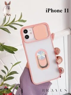 Чехол с защитой камеры на айфон 13