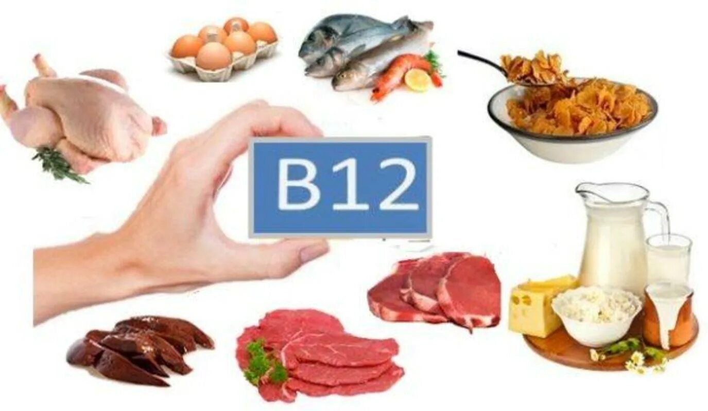 В каких продуктах находится витамин б 12. Витамин б12 содержится в продуктах. Витамин б12 реакции. Источники витамина в12. B12 витамин dopelhertz.