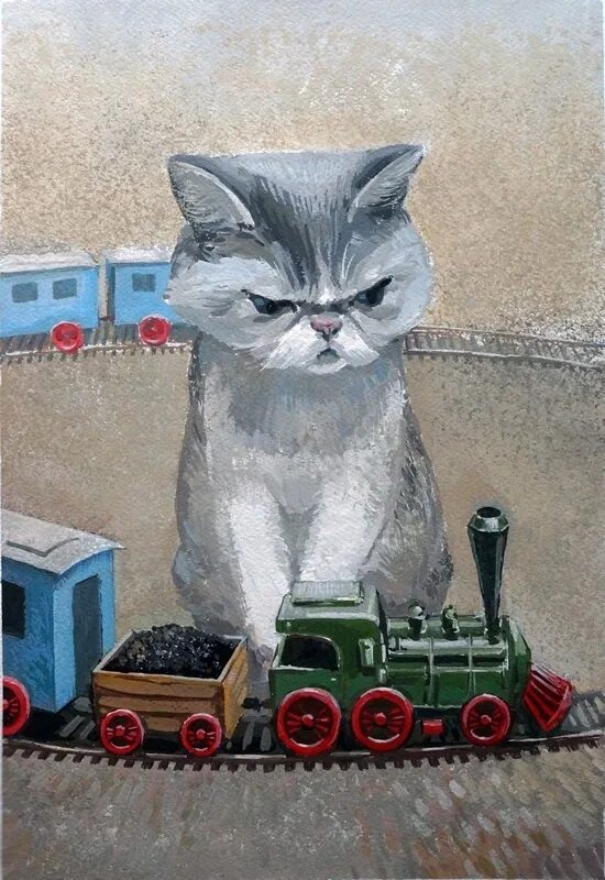 Кот железная дорога. Кот в поезде. Железная дорога и котики. Котик в паровозе. Кот на железной дороге.