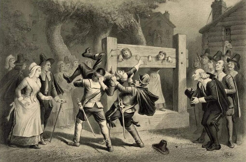Наказание жизнью 2. Пуритане Салем. Святая инквизиция охота на ведьм. Охота на ведьм в Англии 17 век. Пуритане в Англии 17 век.