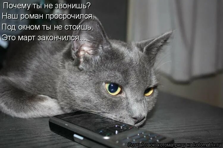 Почему он не звонит и не пишет