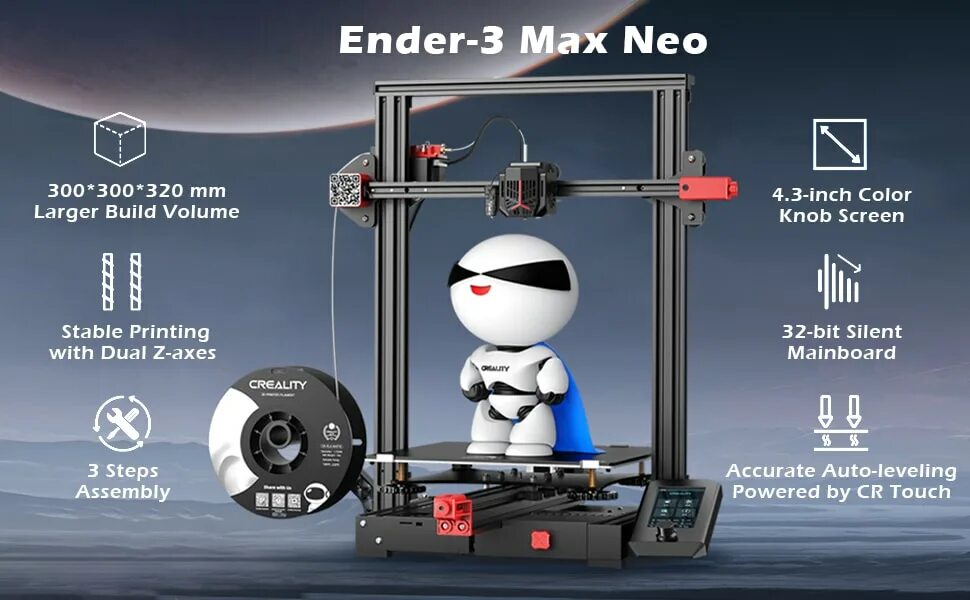 Creality 3d ender 3 max neo. Creality 3d ender 3 max neo