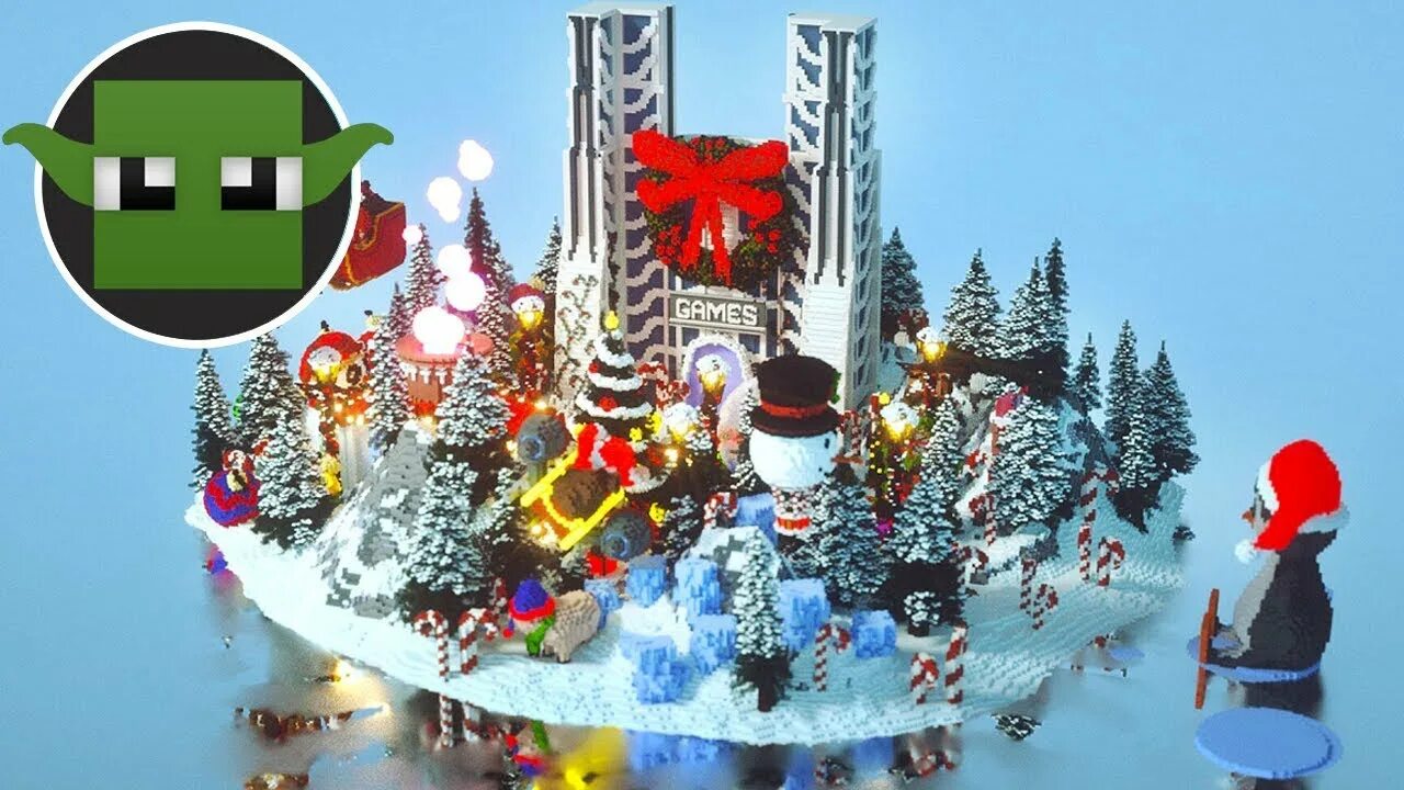 Christmas goods логотип. Кристмас хаб. Зимнее лобби. Кристмас хаб. Новогодние постройки в майнкрафте.