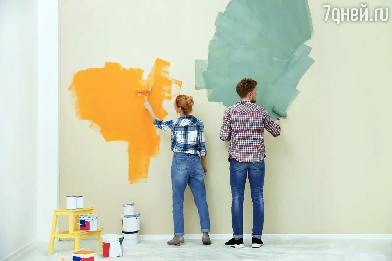 When the walls paint