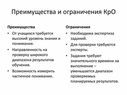 Ограничения и ограничения d