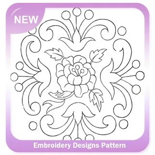 Fancy Floral: A Free Hand Embroidery Pattern! –