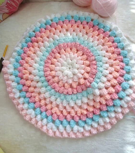 Узор для пледа с шишечками. Объемный узор для пледа. Коврик шишечками. Коврик шишечками. Коврик шишечками.