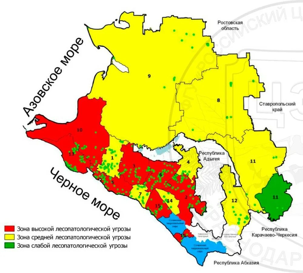 Промышленные зоны краснодарский край