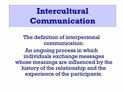 Define communication