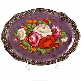 Где расписывают подносы