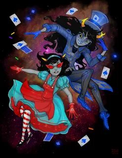 homestuck aradia and kanaya by rabdoidal homestuck homestuck.