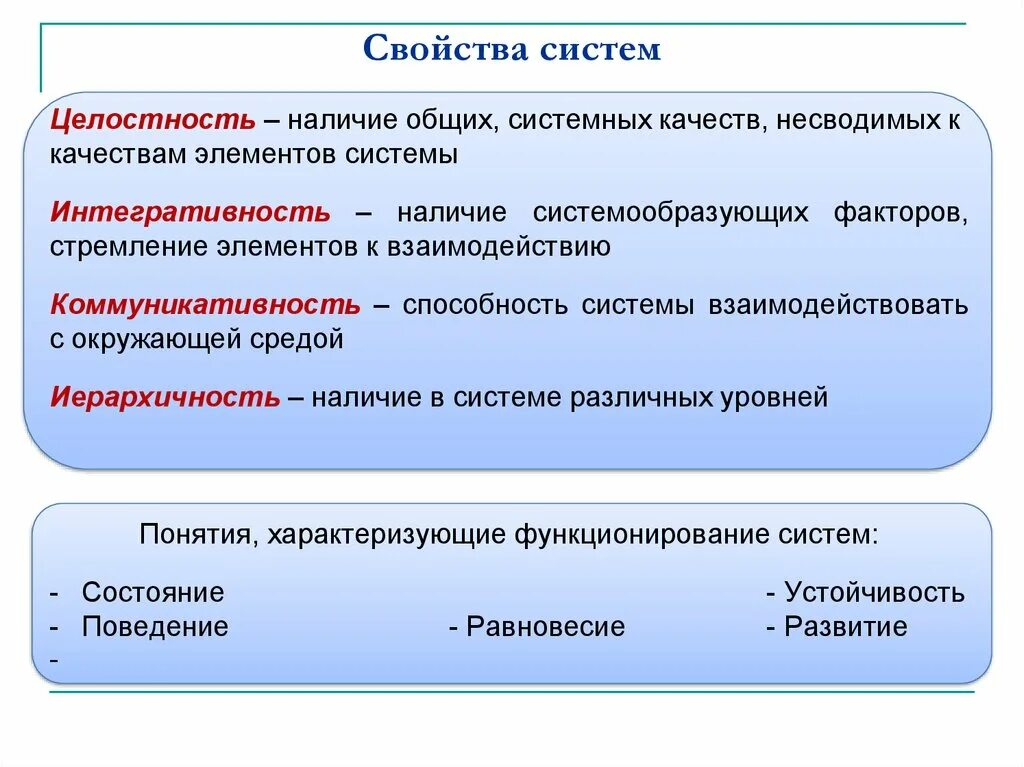 Важными характеристиками системы являются. Свойства системы. Свойство целостности системы. Свойствами системы являются. Система и свойства системы.