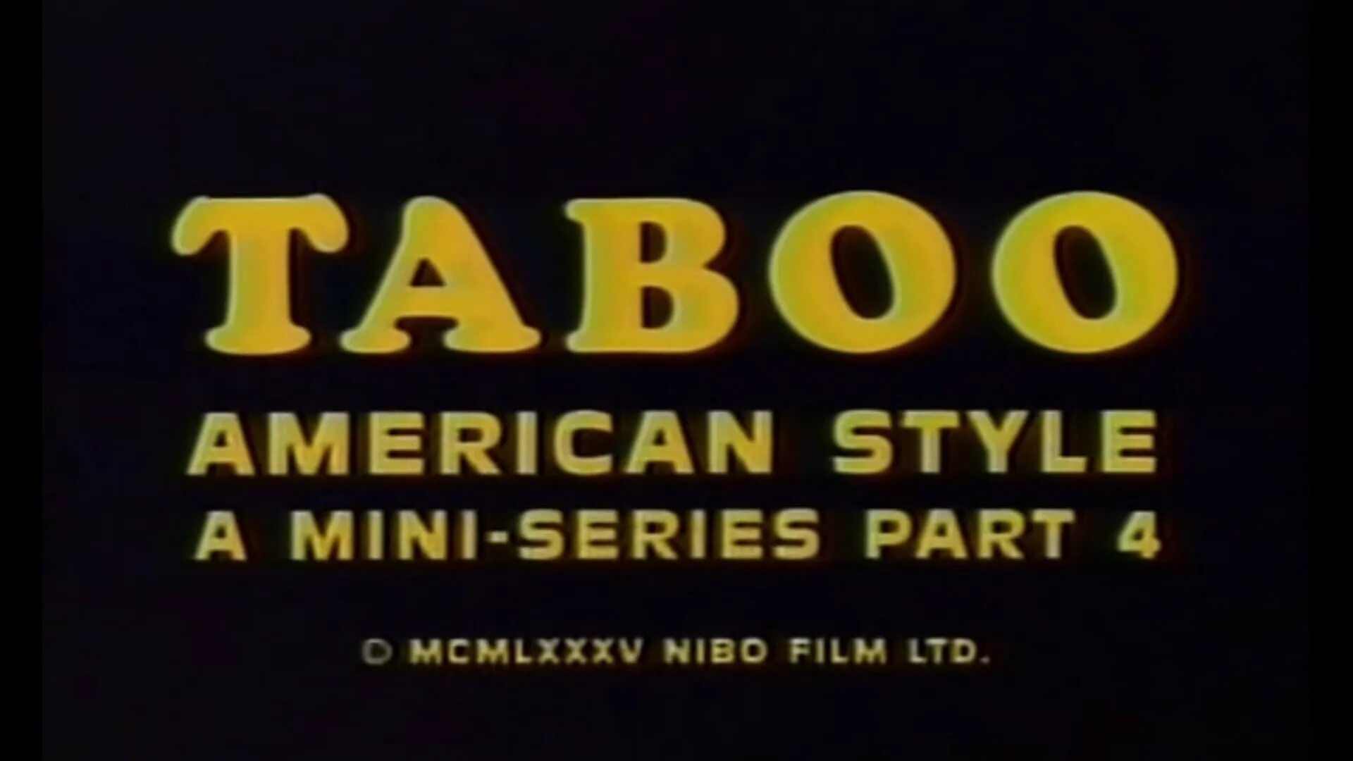 Taboo style part