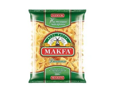 Сколько грамм в пачке макарон