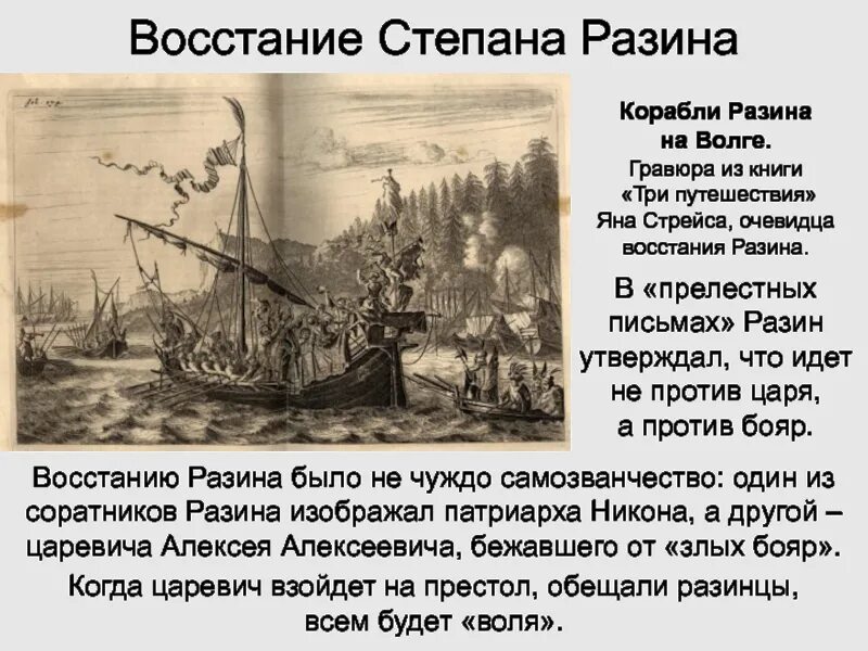 Восстание Степана Разина. Восстание Степана Разина Дата.