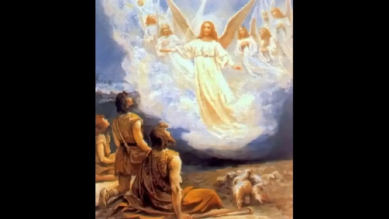 Сонмы светлых духов значение выражения. Картина явление ангела пастухам. Явление ангелов пастухам. Весть ангела пастухам.