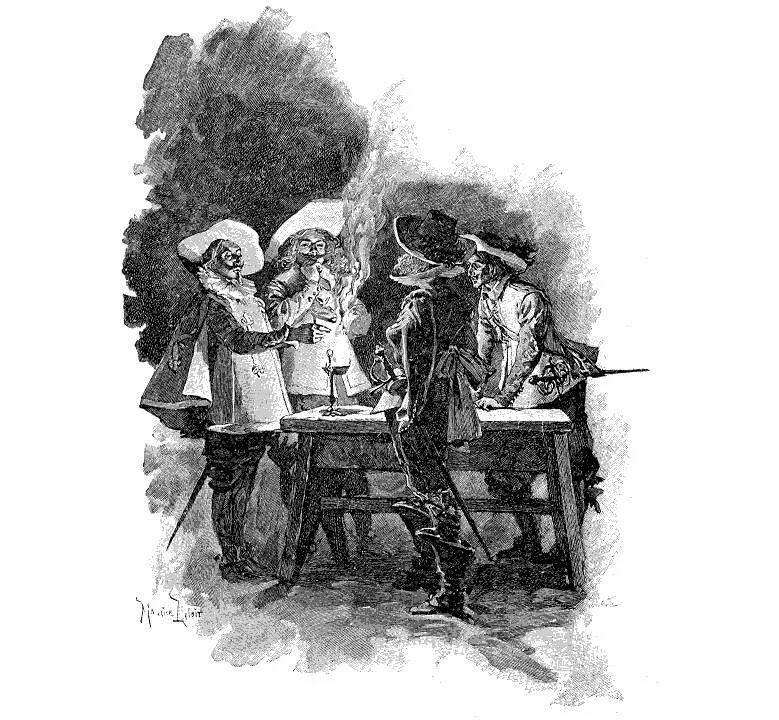 Картинки к книге дюма царица сладострастия. Три мушкетера иллюстрации мориса лелуара. Иллюстрации к роману дюма 20 лет спустя. Иллюстрации к романам дюма. Морис лелуар художник.