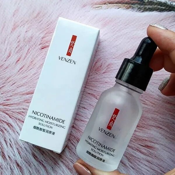 Сыворотка Venzen Niacinamide. Увлажняющая и выравнивающая сыворотка для лица Venzen Nicotinamide,15мл. Сыворотка для лица с никотинамидом Venzen. Venzen / сыворотка антивозрастная 15 мл.