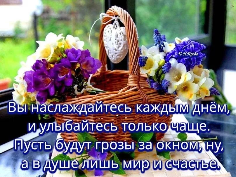 Наслаждайся новым днем. Радости в каждом дне. Радуемся новому Дню. Тёплого дня душевного. Живите и радуйтесь каждому Дню.