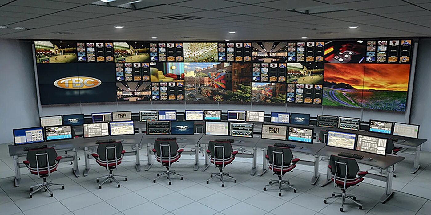 на экране монитора в центре управления. командный центр. цуп nasa. видеонаблюдение на объекте. на экране монитора в центре управления.