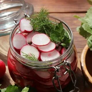 Редиска на зиму в банках