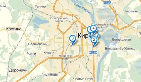 Дороничи киров карта