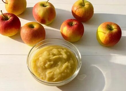 Рецепт простого яблочного пюре