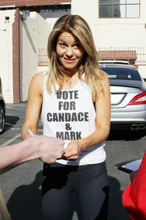 Candace Cameron Bure In Spandex At DWTS Rehearsal In Los Angeles - Hot.