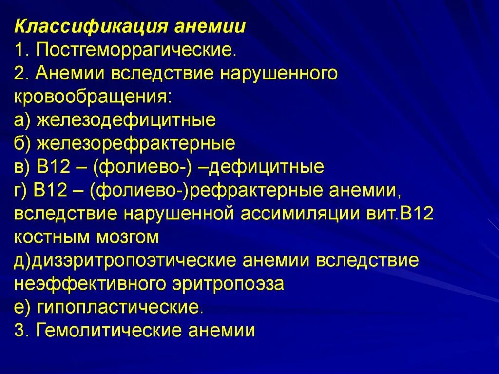 Анемии постгеморрагическая гемолитическая. Патогенетическая классификация анемий. В12 дефицитная анемия классификация. В12 анемия классификация. Современная классификация анемий.