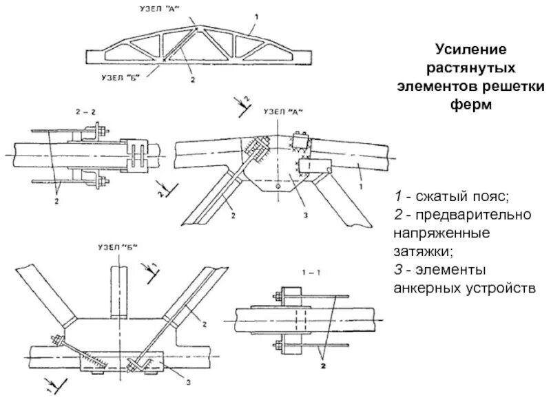 Растянутый элемент конструкции