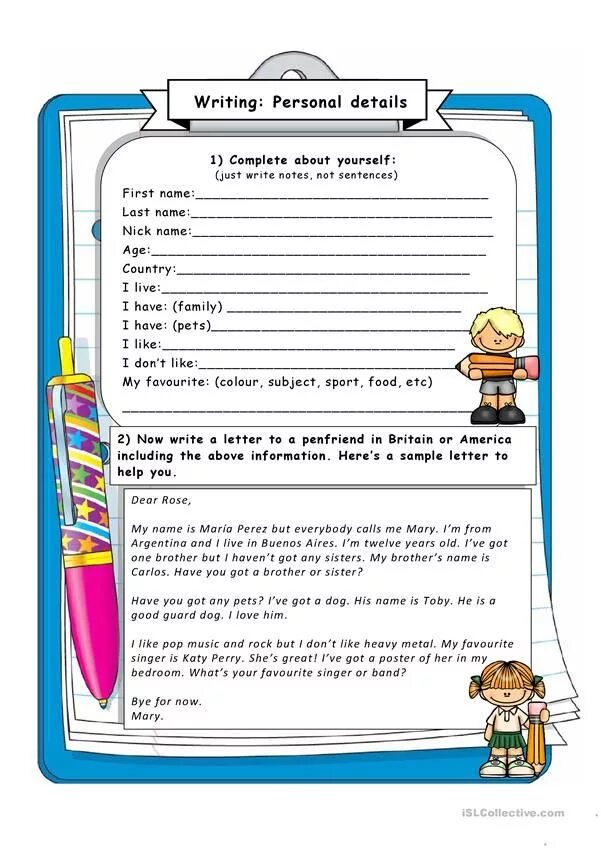 Write personal. Personal information. personal information worksheets. english задания на personal information. personal information cards.