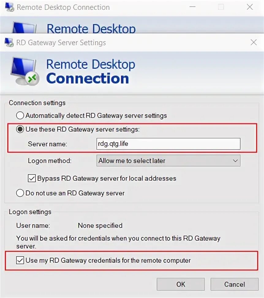 Rd gateway. Rd gateway