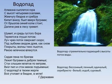 Как пишется слово водопад