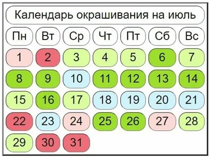 окрашивание волос по лунному календарю