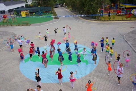 Спортивный флешмоб в детском саду
