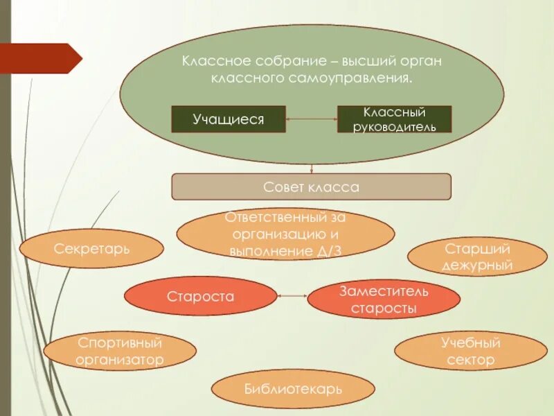 Организация выборов в классе. Совет класса. Совет класса староста сектора. Обязанности учебного сектора. Кто входит в совет класса.