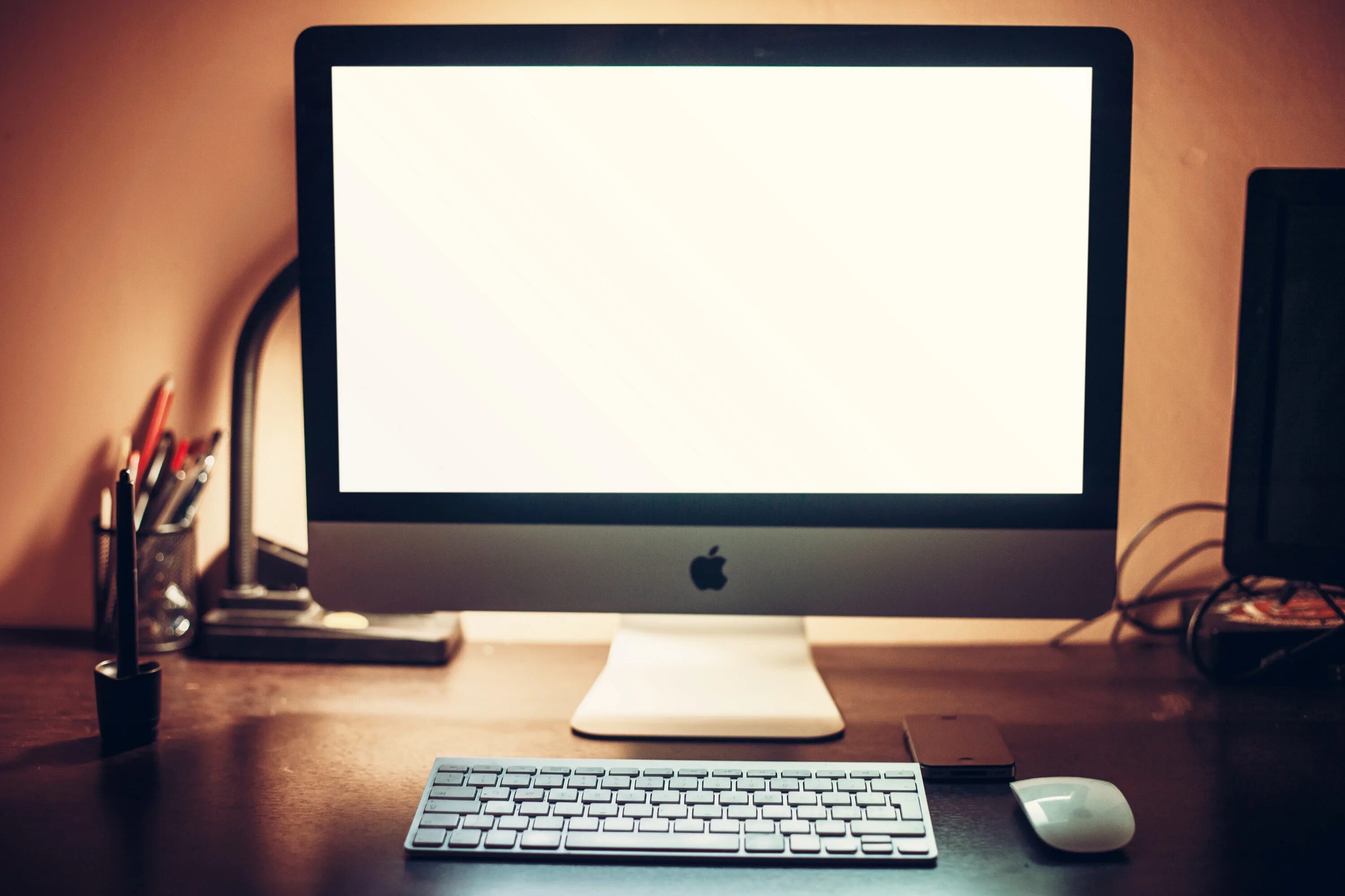 The desktop is the screen