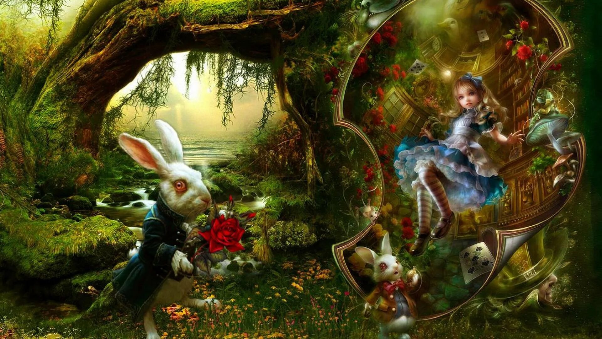 Alice fairy. Иллюстрации Хизер Тойрер Алиса в стране чудес. Алиса в стране чудес Волшебный лес. Сказочный фон Алиса в стране чудес. Сказочный лес Алиса в стране чудес.