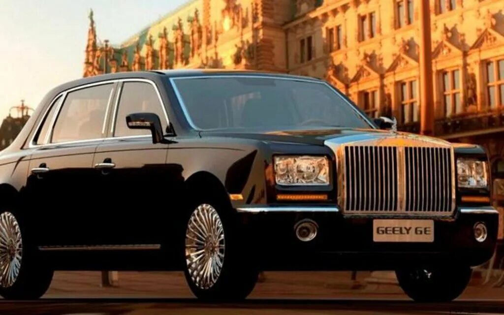 Китайский ройс ройс. Geely Роллс Ройс. Rolls-Royce Phantom и Geely ge. Китайский Роллс Ройс Geely. Китайская копия Роллс Ройс.