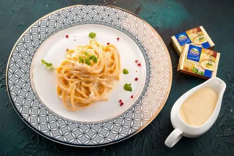 Соус для макарон с сыром и молоком