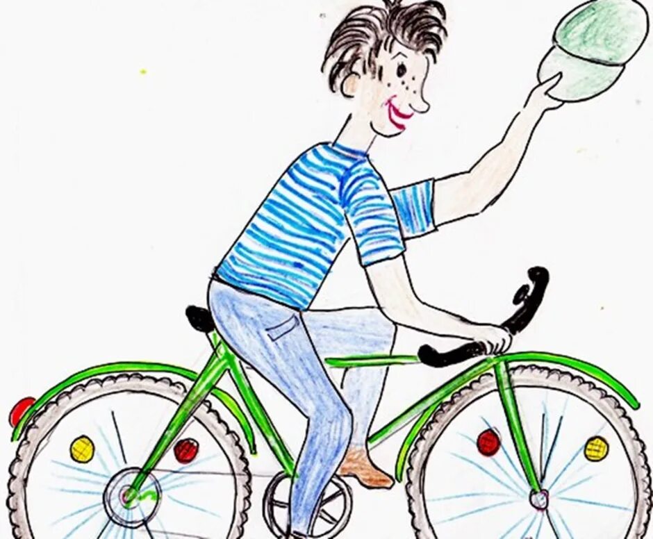Рисунки на свободное время. Велосипед рисунок. Рисунок человека на вело. Рисунок велосипеда детский. Катание на велосипеде рисунок.