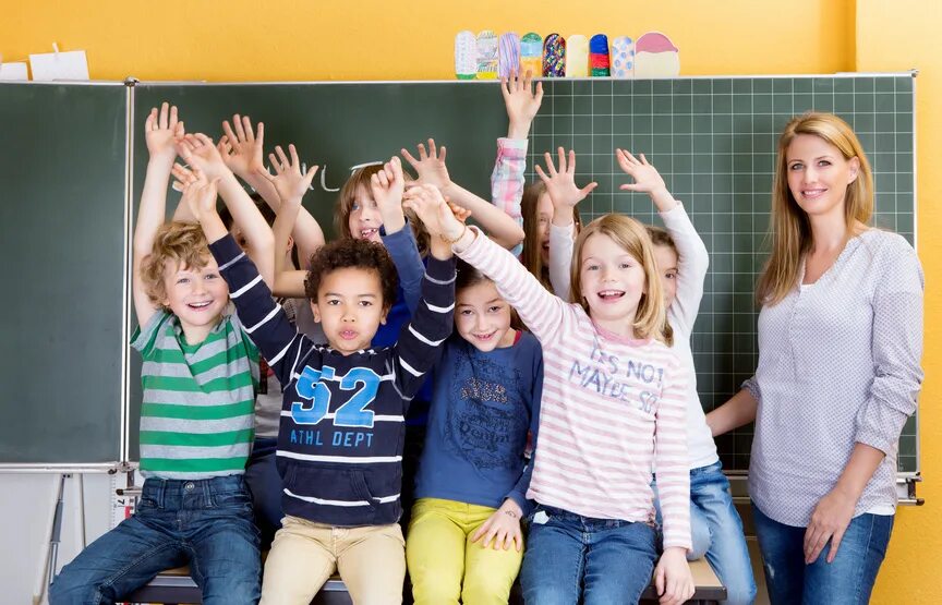 Die kinder in der schule