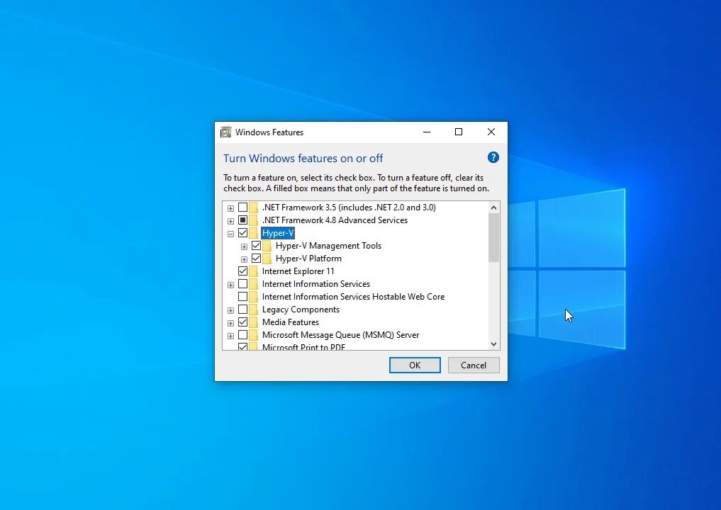 Windows 10 build 19041. Windows features. windows features на русском. turn windows features on or off.