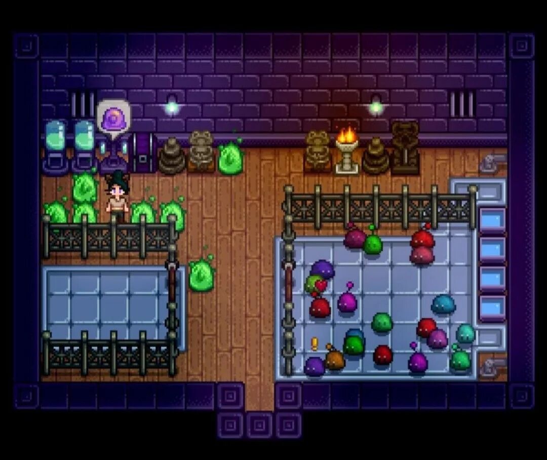 СЛАЙМЫ Stardew Valley. Stardew Valley Slime Hutch Layout. Вольер для СЛАЙМОВ Stardew Valley. Стардью валлей слайм